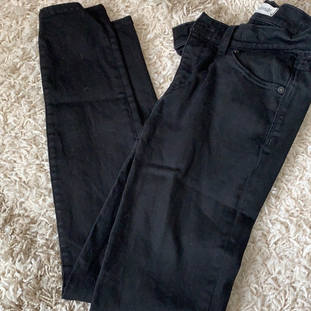 Madewell 8 inch Skinny Jeans black